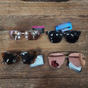 Foster Grant Solar Shield Black Sunglasses